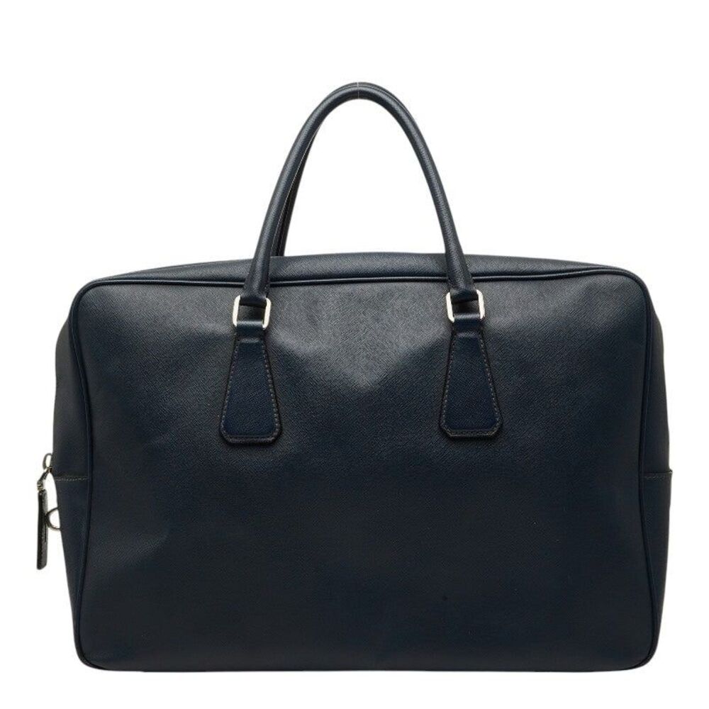 Prada Triangle Logo Plate Briefcase
